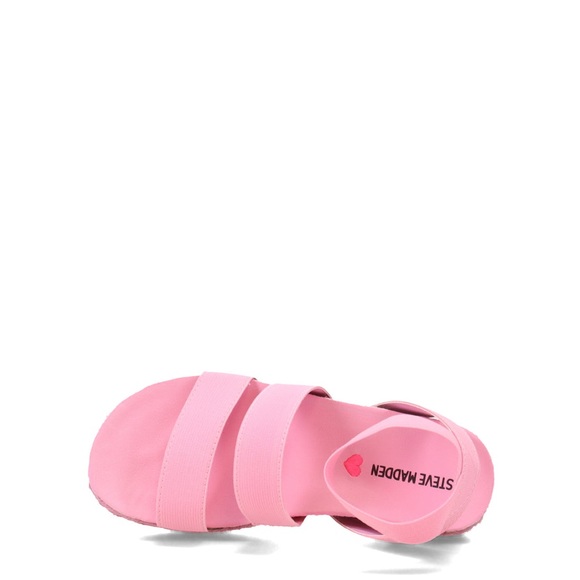 Steve Madden Kids Pink Sandals Girl’s Size 3, New in Box - Picture 6 of 11